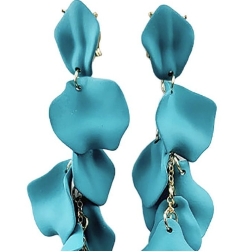 Teal Earrings